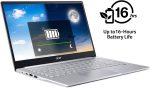 ⁦ايسر لابتوب سويفت 3 انتل ايفو رفيع وخفيف بشاشة FHD 14 انش ومعالج انتل كور i7-1165G7 وبطاقة عرض مرئي انتل ايرس اكس اي 8GB LPDDR4X و256GB NVMe SSD وواي فاي 6 وقارئ بصمة وكيبورد باضاءة خلفية⁩ - الصورة ⁦9⁩