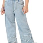 بنطلون بارجل واسعة للبنات من ستايلي، 2111850203