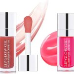 زيت شفاه لتكبير الشفاه من شيكابود - ملمع مرطب، بلسم ملون، زيت جذور شفاف، توهج مغذي مع راس فرشاة كبير، برايمر لامع لامع