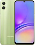 سامسونج جوال جالكسي A05 (128GB، 4GB) 6.7 انش ثنائي شرائح الاتصال جي اس ام مفتوح جلوبال 4G LTE A055M/DS (اخضر فاتح)
