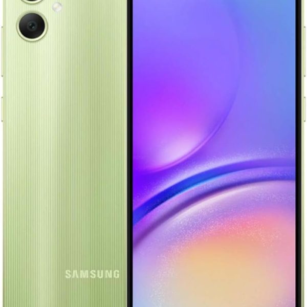 سامسونج جوال جالكسي A05 (128GB، 4GB) 6.7 انش ثنائي شرائح الاتصال جي اس ام مفتوح جلوبال 4G LTE A055M/DS (اخضر فاتح)