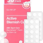 جلام اب رقعة بثرة - رقع بثور غروانية مائية | ملصقات تغطية بقع رفيعة للغاية غير مرئية للوجه والبشرة، قوية مقاومة للماء ولاصقة طوال الليل، صديقة للنباتيين (36 قطعة/ مقاسان)