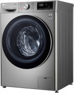 ⁦LG غسالة تجفيف بتحميل امامي 10 كجم و7 كجم تجفيف 1400 دورة في الدقيقة، فضي - F4V5Rgp2T 'ضمان لمدة عام واحد على الاقل'⁩ - الصورة ⁦3⁩