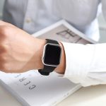 ⁦6 قطع من الاساور الرياضية متوافقة مع سوار ساعة ابل 38 ملم 40 ملم 41 ملم 42 ملم 44 ملم 45 ملم، اساور معصم من السيليكون الناعم المقاوم للماء متوافقة مع ساعة ابل اي ووتش سلسلة 7 6 5 4 3 2 1 اس اي للنساء⁩ - الصورة ⁦5⁩