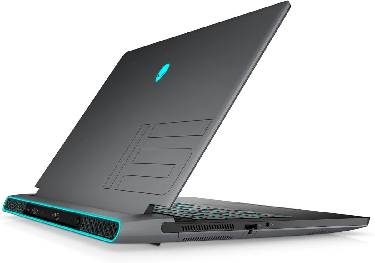 ⁦الينوير لابتوب العاب M15 R6 بشاشة 15.6 انش FHD (1920×1080) 1 مللي ثانية 360 هرتز، انتل كور i7-11800H، ذاكرة RAM DDR4 32GB، SSD 1TB، انفيديا RTX 3070 8GB، ويندوز 11 هوم، اسود⁩ - الصورة ⁦5⁩