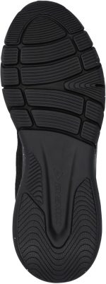 ⁦حذاء جري للتدريب للرجال - حذاء رياضي خفيف الوزن من قماش شبكي جيد التهوية ونعل ممتص للصدمات مقاس 2 M، لون اسود⁩ - الصورة ⁦6⁩