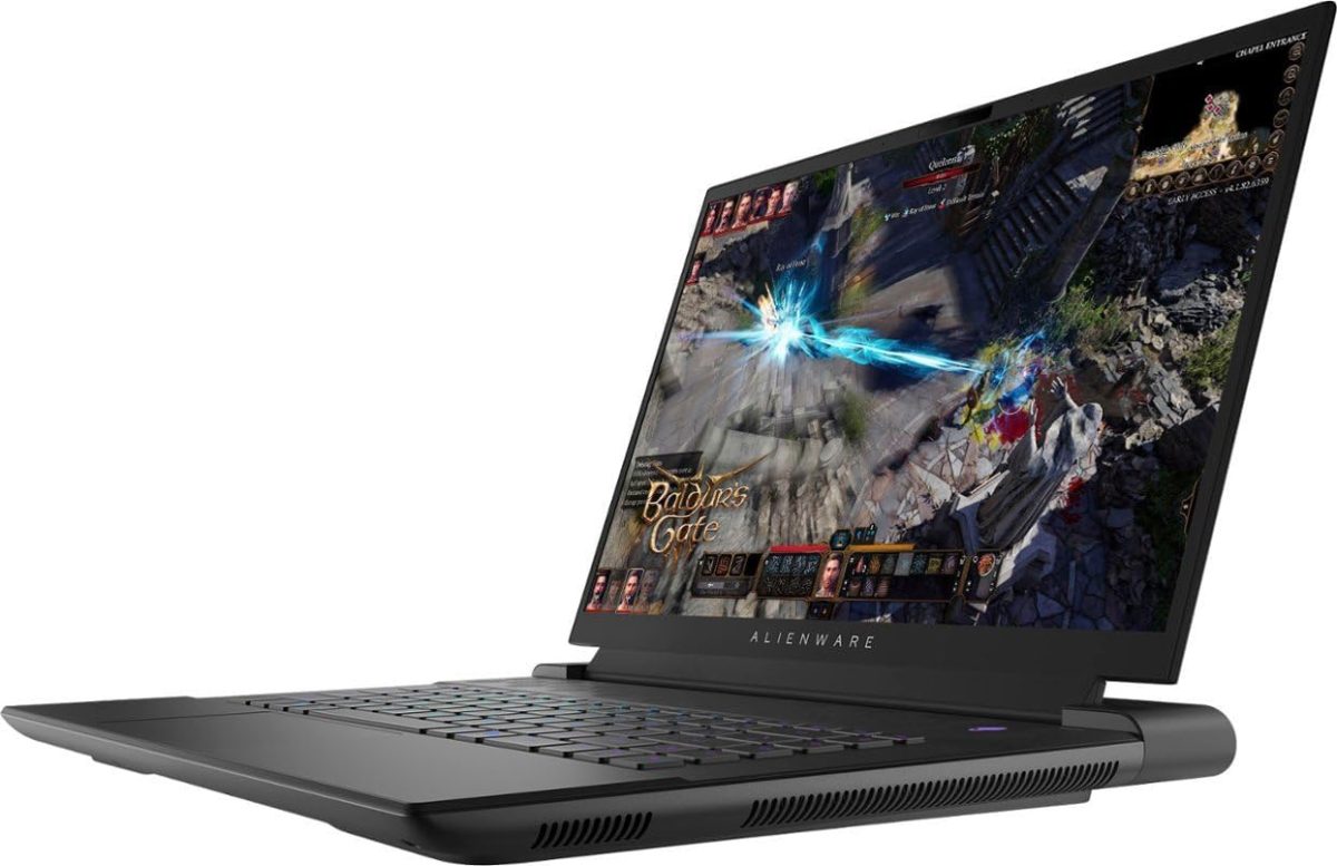 ديل لابتوب العاب ديل الين وير M16 الاحدث 2023 بشاشة 16 انش QHD+ 165Hz كور i7-13700HX 16 كور 16 جيجا 1 تيرا SSD انفيديا RTX 4070 8 جيجا RGB خلفية مفتاح انجليزي ويندوز 11 برو دارك ميتاليك مون