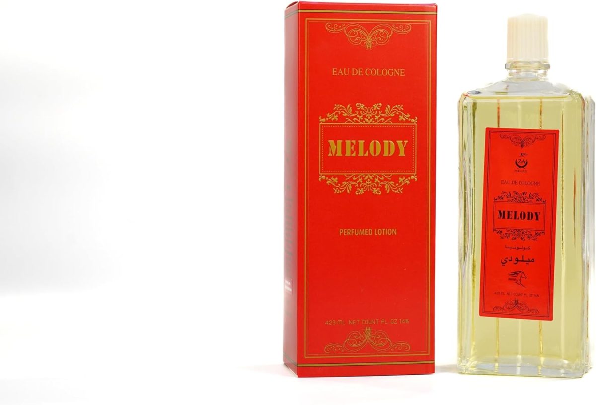 ⁦او دي كولونيا ميلودي - عطر الباتشولي والعنبر والموجرا من زهرة الاقصى للعطور (423 مل)⁩ - الصورة ⁦2⁩