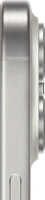 ⁦15 برو ماكس – غير مقفل – شريحة A17 برو، كاميرا 48MP، USB-C، شاشة سوبر ريتينا اكس دي ار 6.7 انش - اختر خيار التخزين (ابيض تيتانيوم، 256، GB، 8، GB)⁩ - الصورة ⁦2⁩