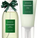 اروماتيكا مجموعة بخاخ تقشير فروة الرأس وفروة الرأس من روزماري - مجموعة هدايا، تحمي شعرك وينعشه من السموم بزيت إكليل الجبل