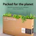 ⁦LG تلفزيون نانو سيل 65 بوصة من سلسلة نانو 77 بتصميم شاشة سينما 4 كيه اكتيف HDR ويب او اس 22 مع ضمان ثينك كيو بالذكاء الاصطناعي لمدة عام، اسود، 65NANO776QA-AMAG⁩ - الصورة ⁦8⁩