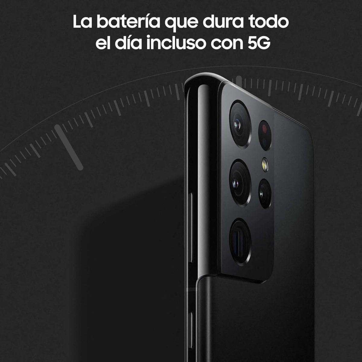 ⁦سامسونج جالكسي اس 21 الترا (5G SM-G998B/DS 512GB ذاكرة RAM 16GB، لون فضي فانتوم)⁩ - الصورة ⁦10⁩