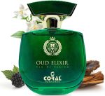 عطر كورال عود اليكسير للجنسين - 100 مل | او دي بارفان | عطر فاخر يدوم طويلا | عطر العود الأنيق والحسي | رائحة الفواكه والزهور الغريبة | مثالي للهدايا