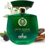 عطر كورال عود اليكسير للجنسين - 100 مل | او دي بارفان | عطر فاخر يدوم طويلا | عطر العود الأنيق والحسي | رائحة الفواكه والزهور الغريبة | مثالي للهدايا