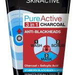 مضاد الرؤوس السوداء سكين اكتيف بيور اكتيف انتنسيف 3 في 1 بالفحم من غارنييه، 150 مل