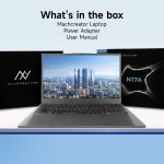 ⁦لابتوب ماك كريتور 17.3 انش FHD 120Hz، معالج انتل 8GB DDR5 RAM، 512GB SSD، كيبورد باضاءة خلفية، لوحة لمس كبيرة، كيبورد رقمية، HDMI، كاميرا ويب، مفتاح غالق الكاميرا، واي فاي، ويندوز 11 هوم، رمادي عصري⁩ - الصورة ⁦7⁩