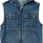 OVS جيليه جينز بسحاب كامل مع غطاء للرأس للاولاد