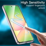 ⁦جيتك شاشة حماية لسامسونج جالاكسي A56 شبكة الجيل الخامس 5G، طبقة من الزجاج المقوى بدرجة صلابة 9، مضادة للخدش، شفافة HD، عبوة من 3 قطع⁩ - الصورة ⁦6⁩