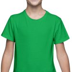 يانك تي شيرت قطن باكمام قصيرة ورقبة دائرية متعدد الاستخدامات للاولاد والبنات - سادة، تي شيرت مريح مثالي للمدرسة واللعب والارتداء الكاجوال