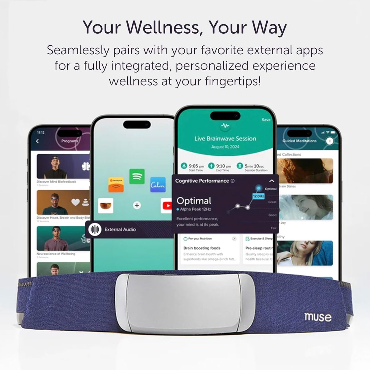 ⁦MUSE 2: Headband Meditation Tracker and Monitor⁩ - الصورة ⁦6⁩