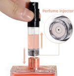 ⁦بخاخ عطر AA01BK من مويلساي، زجاجة عطر قابلة لاعادة الملء بسعة 0.34 اونصة، موزع كولونيا محمول للجيب مناسب للسفر والعطلات واعياد الميلاد والذكرى السنوية (اسود 10 مل)⁩ - الصورة ⁦4⁩
