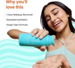 ⁦غسول الوجه المرطب بحمض الهيالورونيك وفيتامين B5 للنساء والرجال من فوكس تيل | تنظيف المسام | التحكم في الاوساخ | مزيل مكياج | منظف لجميع انواع البشرة - 100 مل⁩ - الصورة ⁦4⁩