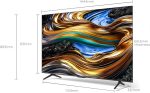 ⁦TCL تلفزيون ذكي 65 بوصة جوجل تي في 4K UHD 60Hz MEMC، 120Hz VRR، DLG 120Hz، دولبي فيجن اتموس، HDR10+، DTS فيرتشوال اكس، تدرج لوني واسع، نحيف وموحد، تيتانيوم مصقول 65P755 (2024)⁩ - الصورة ⁦3⁩