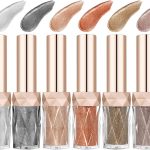 سيوسى مجموعة ظلال عيون سائلة وملونة ولامعة، مجموعة ظلال عيون جيلي لامعة ولامعة، مجموعة باليت مكياج سائل مقاوم للماء (ايه)