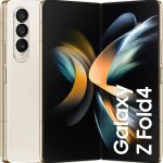 سامسونج جالكسي زد فولد 4 شبكة الجيل الخامس 5G (بيج، ذاكرة رام 12 جيجابايت، تخزين 256 جيجابايت) (مجدد)