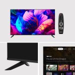 ⁦جيباس تلفزيون LED ذكي 55 بوصة GLED5506SGXHD جوجل، تحكم صوتي ذكي بدقة 4 كيه الترا اتش دي، تصميم بدون اطار | مع جهاز تحكم عن بعد ومنافذ HDMI وUSB⁩ - الصورة ⁦5⁩