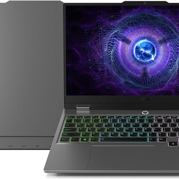 لينوفو لابتوب العاب ال او كيو بشاشة FHD مقاس 15 انش ومعالج انتل I7-13650HX، ذاكرة RAM 24GB، هارد SSD 512GB، انفيديا 6GB 4050، ويندوز 11، كيبورد انجليزي-عربي، رمادي - [83DV00R9AX]