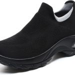 ايلوسا حذاء مشي نورديك للنساء، حذاء رياضي للجري والمشي واللياقة البدنية، حذاء رياضي خفيف الوزن سهل الارتداء