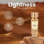 ⁦بخاخ جسم عربي للنساء من رولز - بخاخ عطر شرقي يدوم طويلا مع الياسمين وخشب الصندل - بخاخ عطر لانتعاش يومي - 50 مل⁩ - الصورة ⁦4⁩
