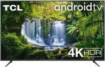 TCL تلفزيون 55 بوصة الترا اتش دي اندرويد ال اي دي من سلسلة بي 6 55P618، اسود
