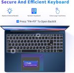 ⁦لابتوب العاب 16 انش 2025، 16GB RAM 1TB SSD، معالج N150 (حتى 3.6GHz)، FHD 1920×1200، فتح 180 درجة، اضاءة خلفية، BT4 WIFI5، ويندوز 11 برو، 6000mAh/46.2Wh، كحلي⁩ - الصورة ⁦5⁩
