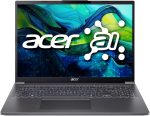 ايسر لابتوب اسباير 16 ايه اي ريدي | شاشة 16 انش WUXGA 1920×1200 IPS | معالج انتل كور الترا 7 155U | رسومات انتل | 32GB LPDDR5X | 1TB جيل 4 SSD | واي فاي 6E | ويندوز 11 هوم | A16-71M-767Z
