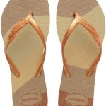 هافاياناز - شبشب فليب فلوب لامع مريح وبسيط ومتعدد الاستخدامات بلمسات مشرقة للنساء من فانتازيا