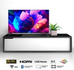 ⁦جيباس تلفزيون LED ذكي 55 بوصة GLED5506SGXHD جوجل، تحكم صوتي ذكي بدقة 4 كيه الترا اتش دي، تصميم بدون اطار | مع جهاز تحكم عن بعد ومنافذ HDMI وUSB⁩ - الصورة ⁦4⁩