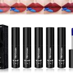 احمر شفاه قابل للتقشير من 5 الوان، احمر شفاه قابل للتمزيق، احمر شفاه سائل غير لاصق بلمسة نهائية غير لامعة، مكياج شفاه يدوم طويلا ومقاوم للماء