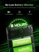 ⁦لابتوب العاب بمعالج AMD رايزن 7 5825U (8C/16T، حتى 4.3GHz)، شاشة FHD 16.1 انش مع كيبورد باضاءة خلفية، ذاكرة RAM 16GB 512GB NVMe SSD، واي فاي 6، HDMI 1.4، USB3.2، نوع C، بطارية 53Wh⁩ - الصورة ⁦7⁩