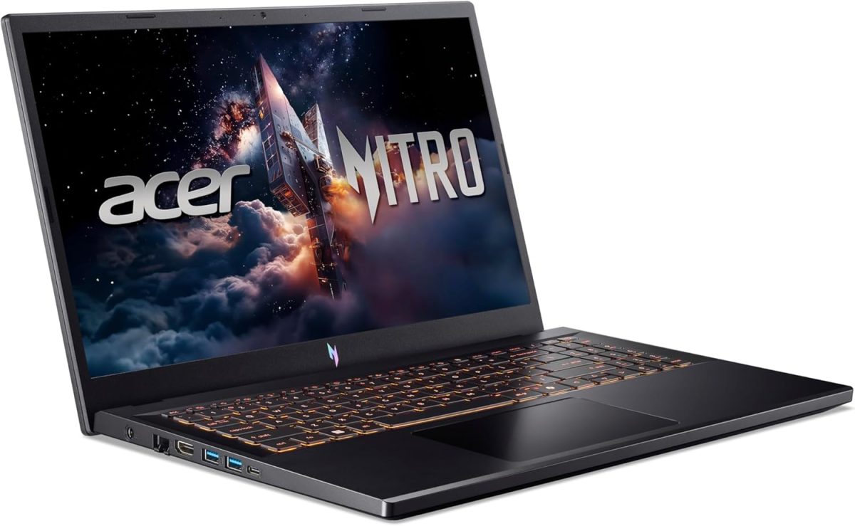 ⁦ايسر لابتوب العاب نيترو في ANV15 الجيل 13 انتل كور i9-13900H 14 نواة حتى 5.4GHz/16GB DDR4/1TB SSD/8GB انفيديا جيفورس RTX 5050 جرافيكس/شاشة 15.6 انش FHD IPS 165Hz/W11/WiFi-6/كيبورد باضاءة خلفية/اسود⁩ - الصورة ⁦5⁩