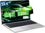 لابتوب العاب من افينكا، 15.6 انش، معالج N4000 8GB RAM 256GB SSD، لابتوب نوت بوك بشاشة 1920×1080، واي فاي 5 ميني HDMI، فتحة 180 زاوية، لابتوب للطلاب والاعمال