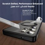 ⁦يوجرين كفر سامسونج جالاكسي اس 25 الترا ماجسيف، [حامل حلقي مبتكر 360°]، [%100 مقاوم للاصفرار]، [حماية بدرجة العسكرية]، إطار أسود وظهر مطفي، جراب غلاف غطاء حافظة مقاس 6.9 انش⁩ - الصورة ⁦9⁩