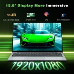 ⁦لابتوب العاب من افينكا، 15.6 انش، معالج N4000 8GB RAM 256GB SSD، لابتوب نوت بوك بشاشة 1920×1080، واي فاي 5 ميني HDMI، فتحة 180 زاوية، لابتوب للطلاب والاعمال⁩ - الصورة ⁦3⁩
