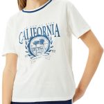 كوتون تيشرت مطبوع للنساء (عبوة من قطعة واحدة)