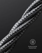 ⁦انكر كيبل USB C الى USB C (6 قدم، عبوتان)، سلك شاحن نوع C 100 واط للشحن السريع لسلسلة ايفون 16، ماك بوك برو 2020، بكسل والمزيد (USB 2.0، اسود)⁩ - الصورة ⁦6⁩