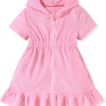 MINIFEIKO Toddler Girls Swim Cover Up