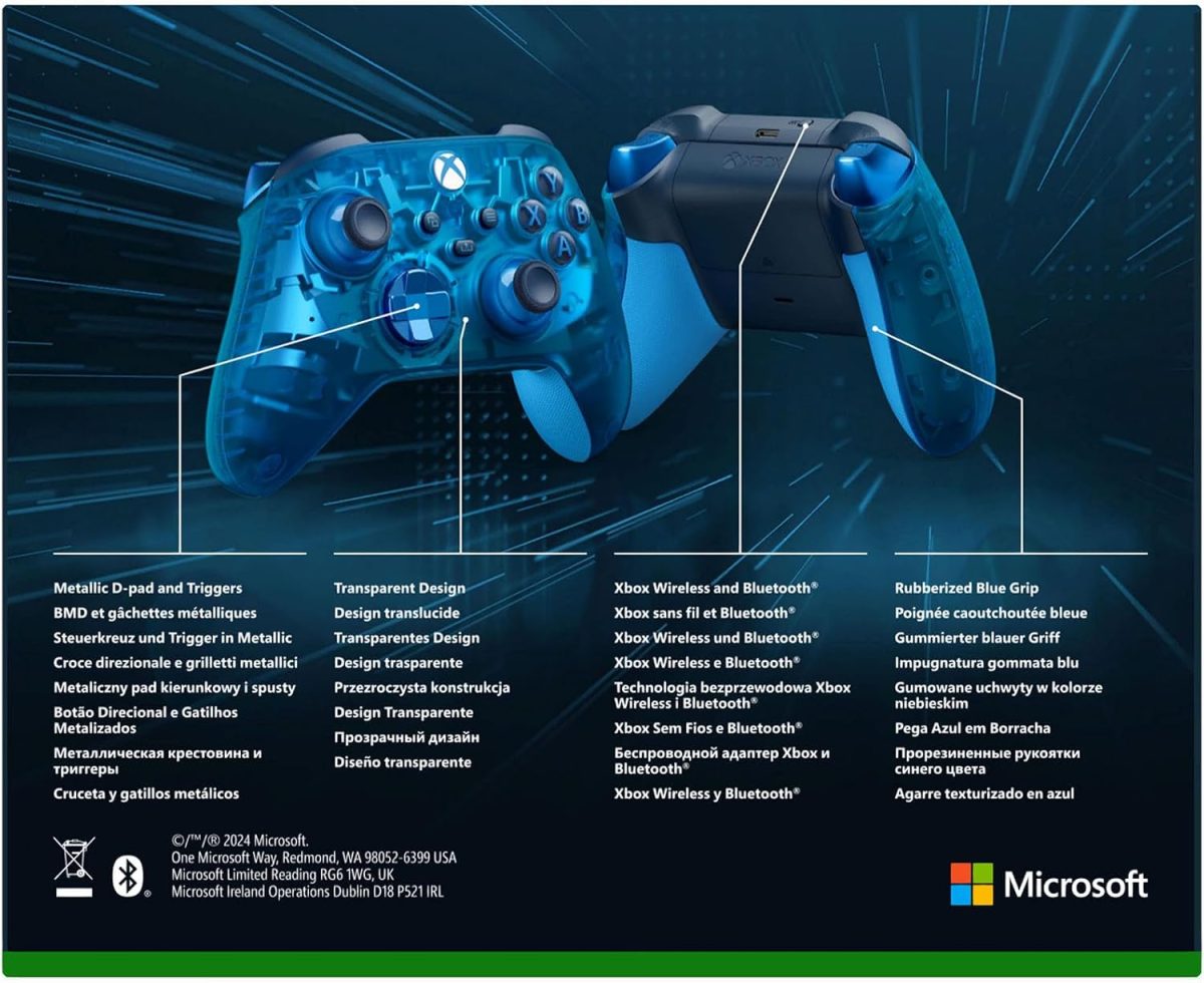 ⁦Xbox Microsoft Manette sans fil - Édition spéciale Sky Cipher⁩ - الصورة ⁦10⁩