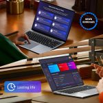 ⁦لابتوب العاب 16 انش، انتل سيليرون N100 (حتى 3.4GHZ) ويندوز 11 برو للالعاب 16GB 1TB SSD، لابتوب تقليدي، شاشة FHD 1920x1200، فتح بصمة الاصبع، كيبورد باضاءة خلفية، نتبوك⁩ - الصورة ⁦3⁩
