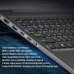 ⁦لابتوب ماشنايك 17.3 انش، معالج انتل، 16GB DDR5 RAM، 1TB SSD، كيبورد باضاءة خلفية، شاشة كبيرة مع معدل تحديث 120Hz، مثالي للعمل والمدرسة والبث المباشر، ويندوز 11 هوم، رمادي عصري⁩ - الصورة ⁦6⁩